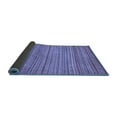 thumbnail image 2 of Ahgly Company Indoor Rectangle Abstract Blue Modern Area Rugs, 2' x 4', 2 of 4