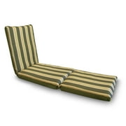 Donovan Stripe Outdoor Chaise Cushion