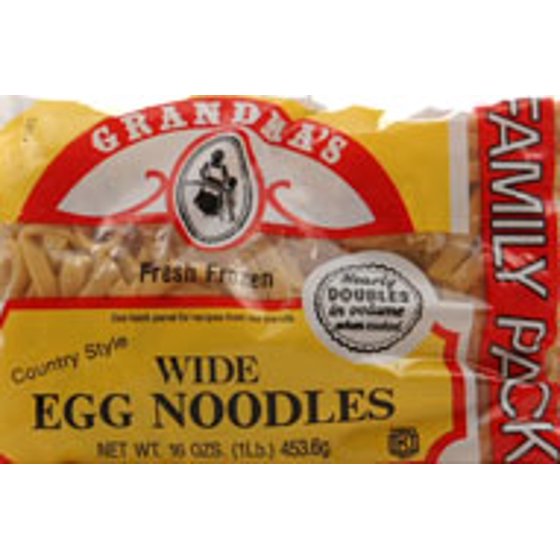 grandma's frozen egg noodles