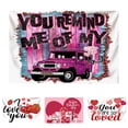 thumbnail image 4 of Pink Valentine's Day Decoration Tapestry Cloth Party Decoration Scene Photo Background Cloth Proposal Love Ambience Tapestry Cloth, 4 of 4