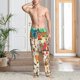 thumbnail image 2 of Balery construction road work landscape Pantalones de pijama para hombre, pijama ultraligero, pantalón de descanso-Large, 2 of 6