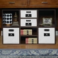 thumbnail image 2 of Niche Cubo Storage Set- 4 Full/4 Half Cubes w/ Foldable Bins- Truffle/White, 2 of 8
