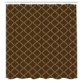thumbnail image 2 of Ambesonne Geometric Shower Curtain, Simple Monochrome Pattern, 69"Wx75"L, Dark Rosewood, 2 of 4