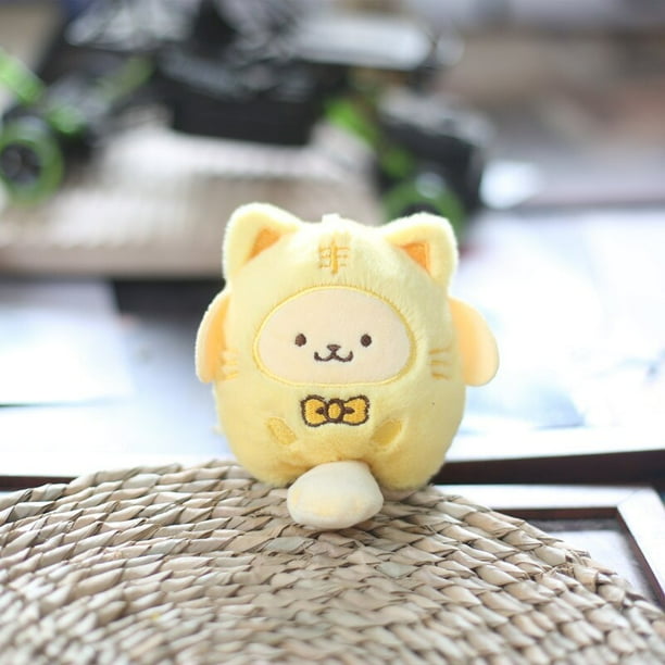 LLavero de Anime Sanrio Kuromi Hello Kitty para niña, muñeco de peluche Kawaii, My Melody Cinnamoroll, accesorios de tigre transformables, regalo YAOSANBAO BAO unisex