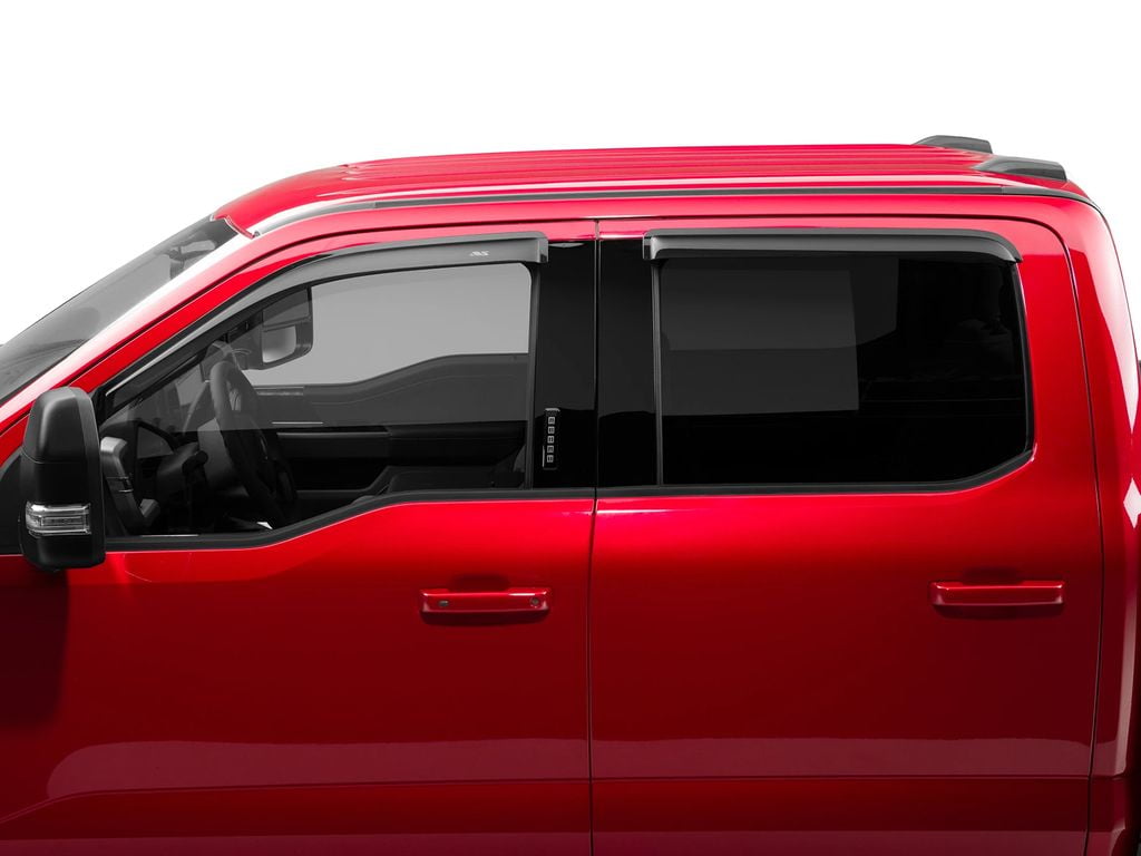 AVS Tape-On Vent Visors Fit 15-26 F150/22-25 Lghtng/17-26 Raptor SprCrw/F250-550