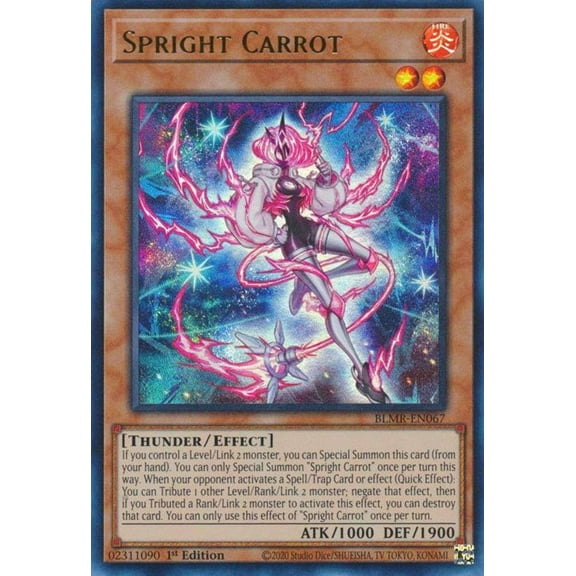 YuGiOh Battles of Legend: Monstrous Revenge Ultra Rare Spright Carrot BLMR-EN067