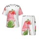 thumbnail image 1 of Balery Hello Summer Gnome Conjunto de Pijama Infantil de Manga Corta con Estampado – Ropa de Dormir de Algodón Suave-Large, 1 of 6