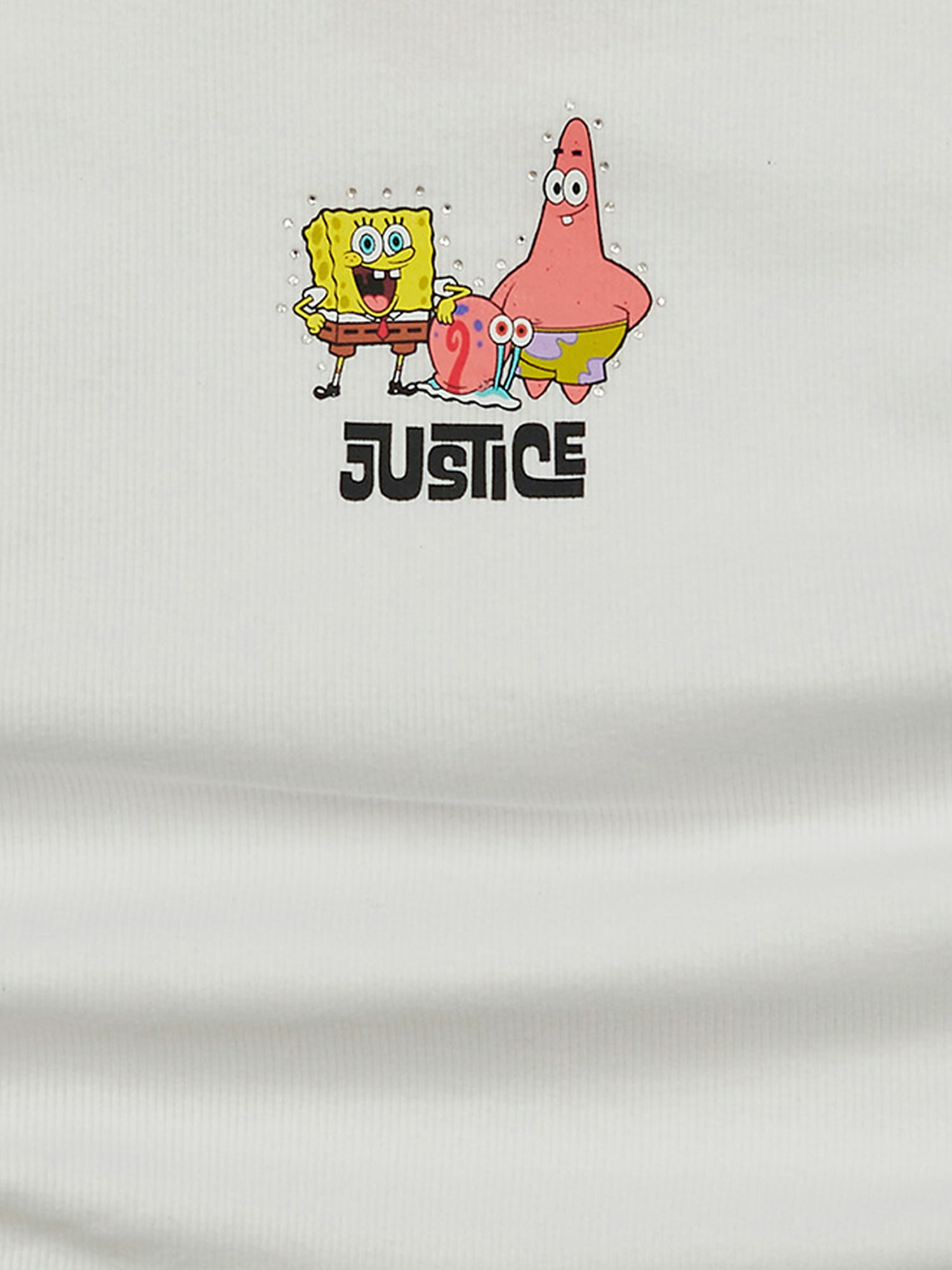 SpongeBob X Justice Girls Side Cinch Tank, Sizes XS - XLP