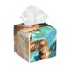 thumbnail image 1 of Balery Funny Swimming Chihuahua Porta Pañuelos de Cuero con Estampado – Funda Moderna Cuadrada para Caja de Pañuelos, Dispensador 5x5x5'', 1 of 7