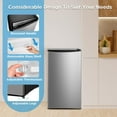 thumbnail image 5 of Midea 3.3 Cu. Ft. Compact Mini Refrigerator, Silver, New, 5 of 9