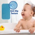 thumbnail image 6 of Theracare Blue Vinyl Non-Slip Bath Mat 15 X 27 Inch 19-110, 20 Ct, 6 of 10