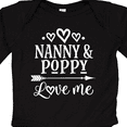 thumbnail image 4 of Inktastic Nanny and Poppy Love Me Granddaughter Boys or Girls Long Sleeve Baby Bodysuit, 4 of 5