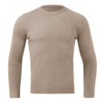 thumbnail image 5 of JTieacloth Men's Pullover Sweaters Male Autumn And Winter Smooth Comfortable Lightweight Drapey Soft Skin Friendly Textured Slim Fitting Round Neck Long Sleeved Sweater(Beige), 5 of 5