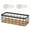 Black/Small, variant on Metal Basket with Wood Base Rectangular Metal Wire Basket Elegant Metal Wire Storage Basket Decorative Toilet Paper Basket Versatile Bathroom Basket for Bathroom Kitchen