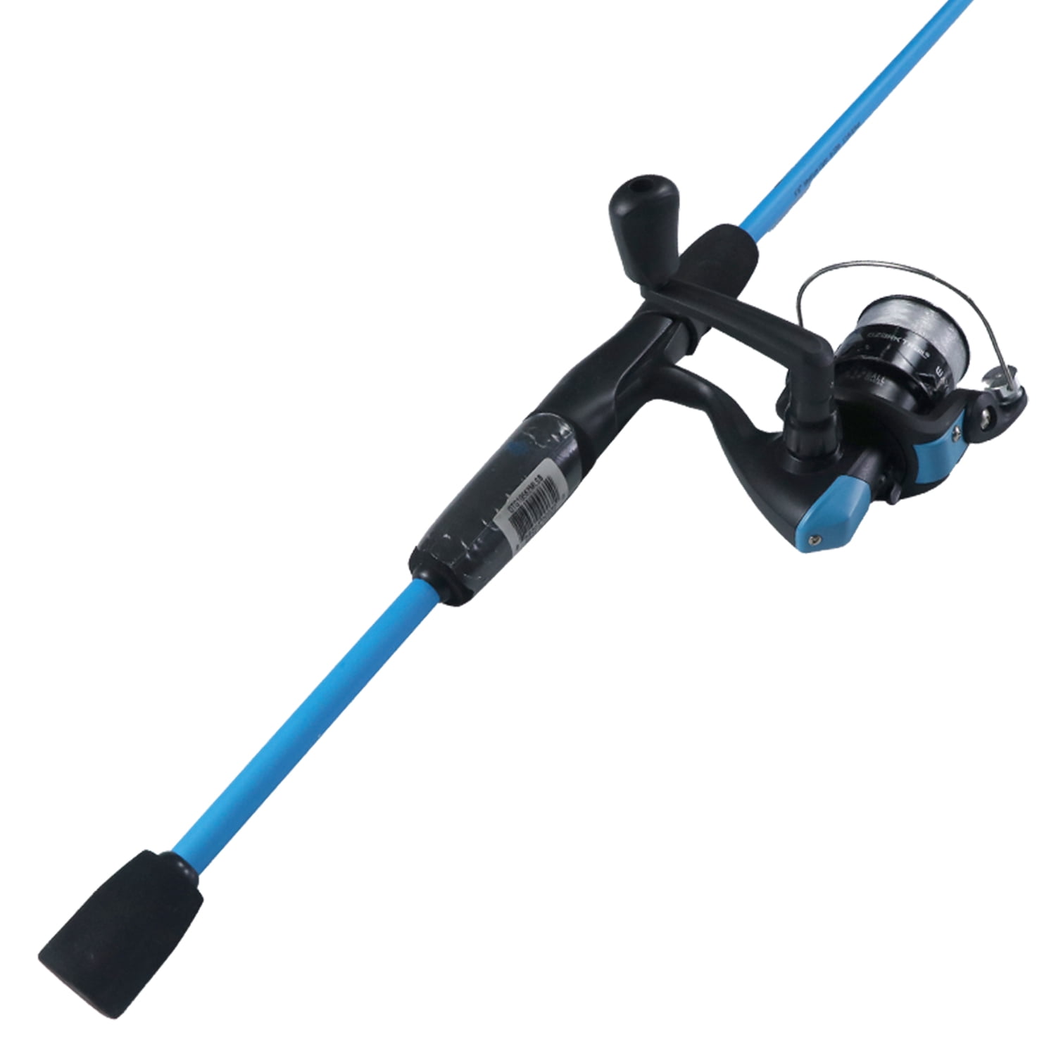 Ozark Trail Wayfarer Fiberglass Spinning Fishing Rod and Reel Combo for Adults, 5' 6", Blue, 2 Pieces