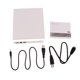 thumbnail image 2 of Caja de Unidad óptica Externa Caja de Unidad óptica Controlador de Grabadora de DVD Externa para Interfaz de Tipo SATA USB3.0 de 12,7 Mm con Interfaz - Blanco Soledad Cartucho de unidad óptica, 2 of 10