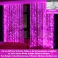 thumbnail image 4 of 300 Led Light Curtain 3M X 3M, Usb Powered With 8 Dynamic Modes Remote Control And Adjustable Brightness, Ideal For Bedroom Window Indoor Outdoor Party Decoration, 4 of 6