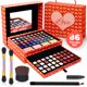 thumbnail image 1 of Kit de maquillaje Toysical de 2 niveles para adolescentes de 10 a 12 años con 86 colores, 1 of 6