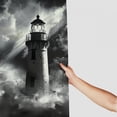 thumbnail image 3 of Pratyus Lighthouse Storm Gothic Art Printed Shower Curtain 100% Polyester Washable Bathroom Curtain with Hooks 69x72, 3 of 7