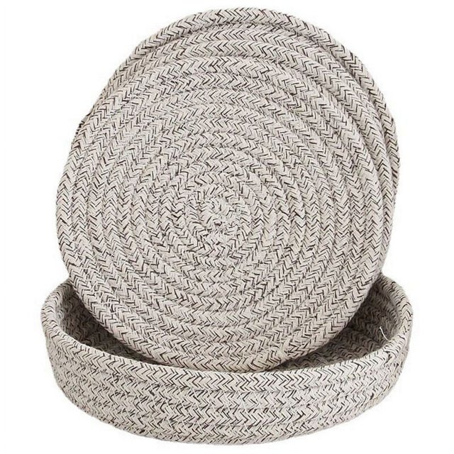 Juego de Almohadillas de Aislamiento Térmico, Juego de Soportes para Macetas, Juego de Salvamanteles, Salvamanteles Tejidos de Hilo de Algodón para Platos Calientes, Soportes para Ollas Calientes