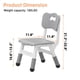 thumbnail image 3 of Yeshouse Set de 2 sillas infantiles ajustables en 3 alturas, plástico resistente, 82 kg, antideslizantes, 3 of 8