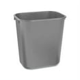 thumbnail image 3 of Deskside Plastic Wastebasket Rectangular, 3.5 gal, Black, 3 of 7