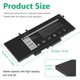 thumbnail image 3 of Batería de repuesto para portátil Futurebatt 3HWPP para Dell Latitude 5401 5410 5411 5501 5510 5511 Precision 3541 3551 inspiron 7706 2 en 1 inspiron 17 7500/7506 2 en 1, 3 of 8