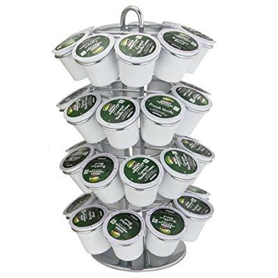 K Cup Holder Carousel Storage Keurig Coffee Pod Holders Holds 36 K Cup Holder Carousel Storage Keurig Coffee Pod Holders Holds 36 Pods Revolving