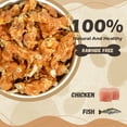thumbnail image 2 of PAWUP Dog Treats Chicken Wrapped Fish, High Protein Fish Chew for Cats, Rawhide Free Snacks for Small Medium Large Dogs, 7 oz, 2 of 11