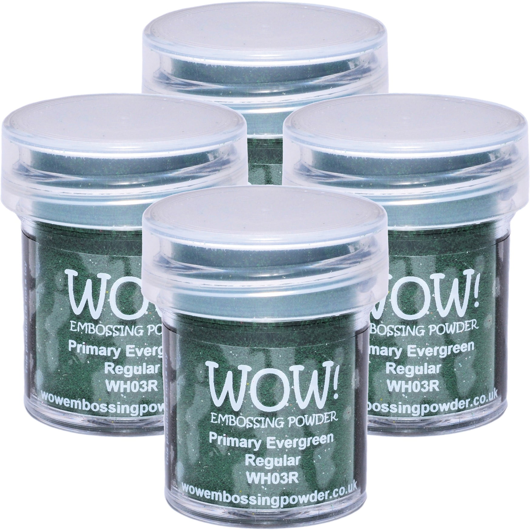 Wow! Embossing Powder 15mlEvergreen, Multipack Of 4