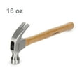 thumbnail image 1 of WorkPro 16 oz Wooden Claw Hammer, Forged Steel Head, 1 of 6