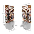 thumbnail image 7 of PhooArto Butterflies Flower Cow Print Plug in LED Night Light Auto Sensor Dusk to Dawn Decorative Night for Bedroom, Bathroom, Kitchen, Hallway, Stairs, Baby's Room, Energy Saving, 7 of 7
