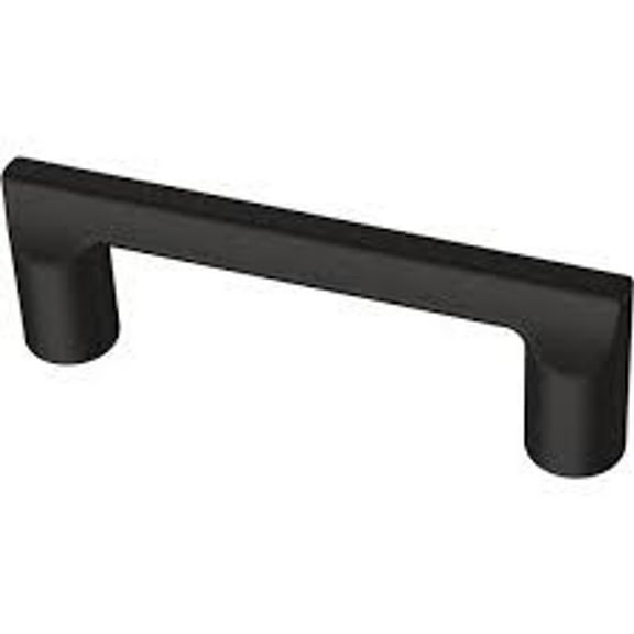 Liberty P40085C-FB 3" Matte Black Modern Joinery Cabinet & Drawer Pull