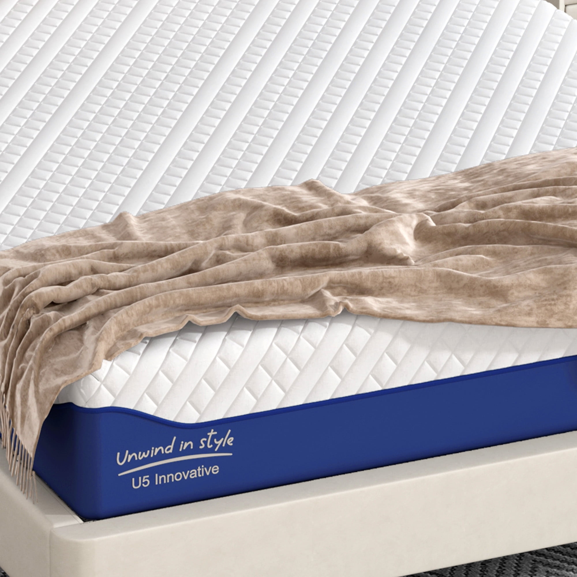 SogesSleep 10 Inch Green Tea Gel Memory Foam Mattress Twin