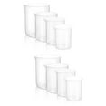 thumbnail image 6 of Raindrops 8 Pcs  Clear Plastic Measuring Cups 50ML/250ML/500ML/1000ML for Laboratory Kitchen Cooking, 6 of 8