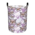 thumbnail image 6 of Lsque Owl And Floral pattern Laundry Hamper Basket, Tall Woven Rope Hamper Basket for Clothes, Lightweight Storage Basket, Collapsible Waterproof-Medium, 6 of 8