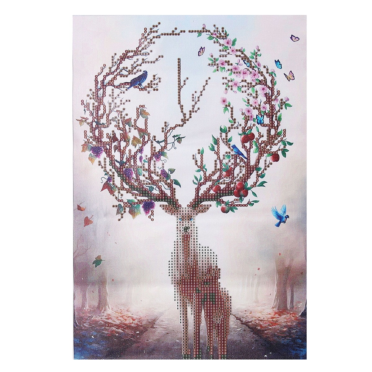 Uvakeng 5D DIY Diamond Painting Embroidery Animal Cross Stitch Home Decor Cross-Stitch