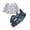 White, variant on Baby Boy Girl Outfits Toddler Autumn Winter Animal Long Sleeve Elastic Waist 6M 9M 12M 2T 3T 4T Everyday Outfit Set 2Pcs
