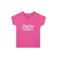 thumbnail image 2 of Barbie Girls Short Sleeve Snug Fit Sleep Top and Pants Pajama Set, 2-Piece, Sizes 4-10, 2 of 3