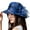 Blue, variant on Women's Fascinator Cocktail Tea Party Church Wedding Flower Hat