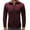 Wine, variant on safuny Men's Classic Cardigan Sweaters Stand Collar Slim Casual Knitted Sweater long sleeve zipper Black L