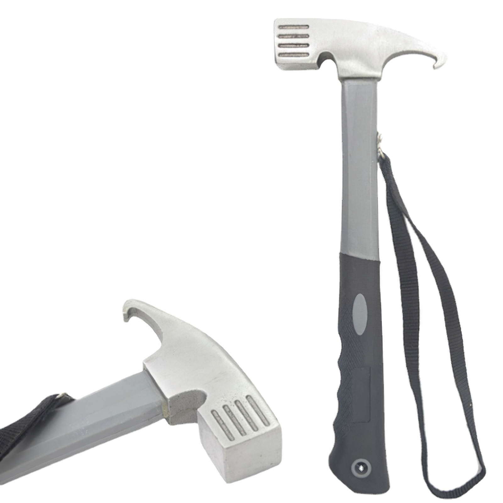 Multi-Functional Nail Hammer Gray 