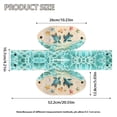 thumbnail image 7 of COEQINE Tissue Box Cover PU Leather Square Tissue Case Holder with Snap Closure for Bathroom/Bedroom/Kitchen/Office/Outdoor Tent Decorative Accessories, Beach Sea Turtle, 7 of 7