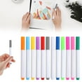 thumbnail image 7 of Small Liquid Erasable Chalk Markers Pens - 12 Colors Washable & Wet Erase Neon Colors Makers for Blackboard, Chalkboard Signs, Glass Window, Graduation Celebration(White,4.1x0.9"), 7 of 7