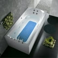 thumbnail image 4 of Sanmadrola Bath Tub Shower Mat 40 x 16 Inch Non-Slip and Extra Large, Bathtub Mat with Suction Cups, Machine Washable Bathroom Mats with Drain Holes Black, 4 of 7