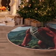 thumbnail image 5 of KLL Christmas Tree Skirt,Party Decorations Farmhouse for Christmas Decorations Holiday Party 30" -Majestic Red Dragon, 5 of 6