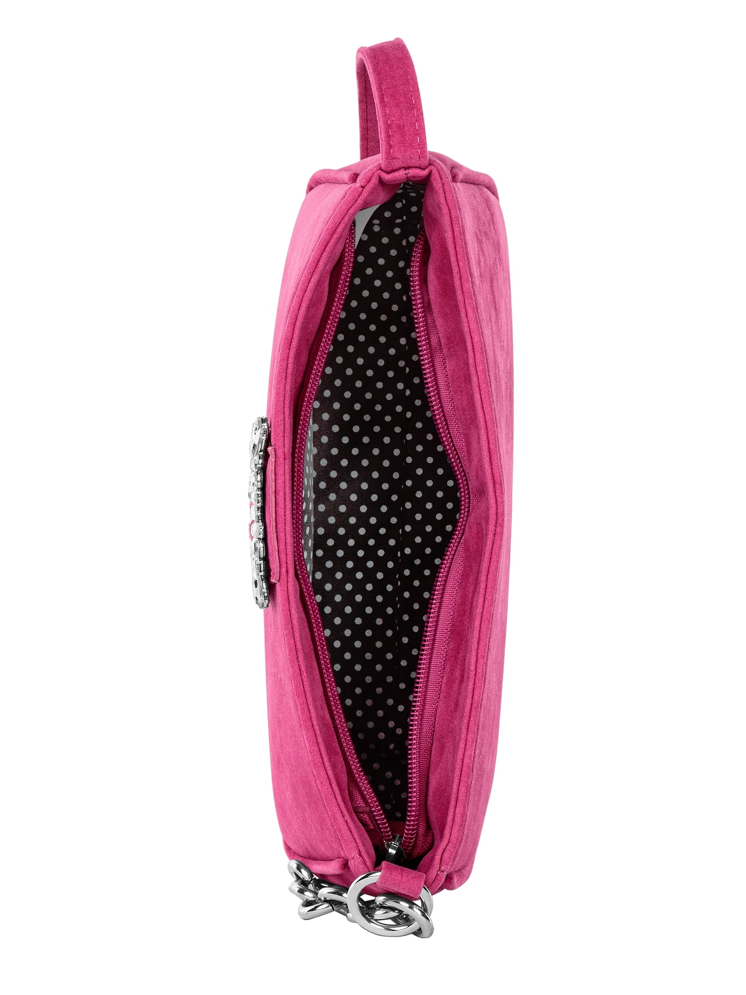 XOXO Women's Martina Baguette Handbag Fuchsia