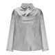 thumbnail image 5 of RKSTN Long Sleeve Shirts for Women Oversized Cowl Neck Dressy Drape Ruched Front Satin Silk Business Blouses Top Womens Casual Solid Plus Size Lapel Comfy Office Work Formal T Shirt Spring Clothes, 5 of 8