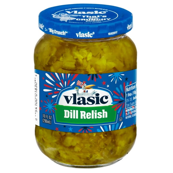 Vlasic Dill Relish, Keto Friendly, 10 fl. oz.
