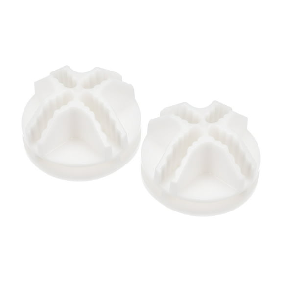 Uxcell 36x20mm Plastic Wire Cube Connectors, Grid Buckle Clip White 32Pack